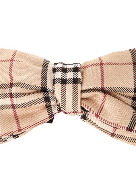 black burberry bow tie|burberry neck ties.